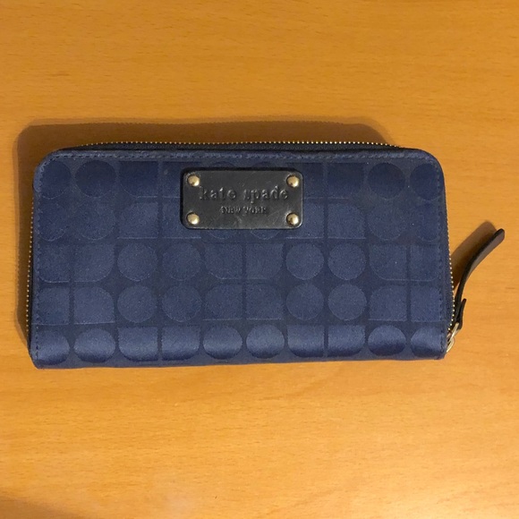 kate spade Handbags - Kate Spade Horizontal Wallet Zip Around Royal Blue